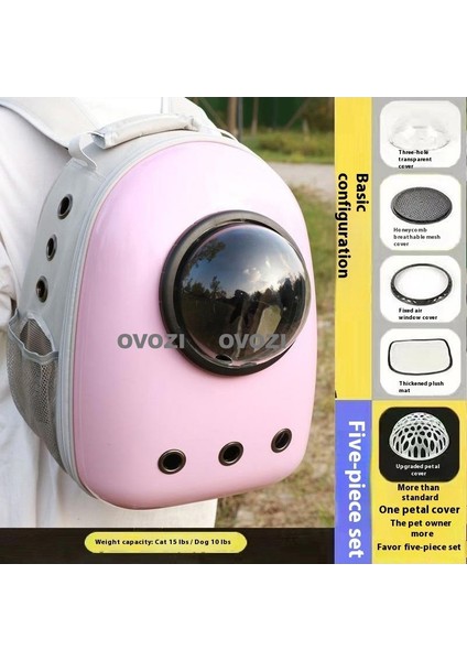 Pet Kediler ve Küçük Köpekler Için Dış Mekan Nefes Alabilir Omuz Çantası (Yurt Dışından)