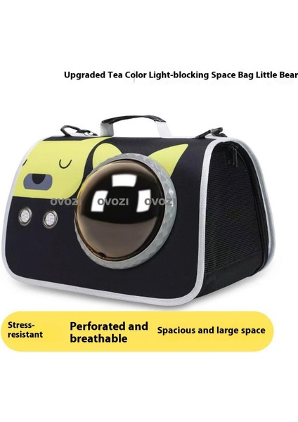 Pet Outing Nefes Alabilir Omuz Çantası Crossbody Tote Çanta Kediler ve Küçük Köpekler Için (Yurt Dışından)