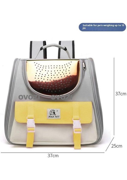 Pet Kediler ve Küçük Köpekler Için Dış Mekan Nefes Alabilir Omuz Çantası (Yurt Dışından)