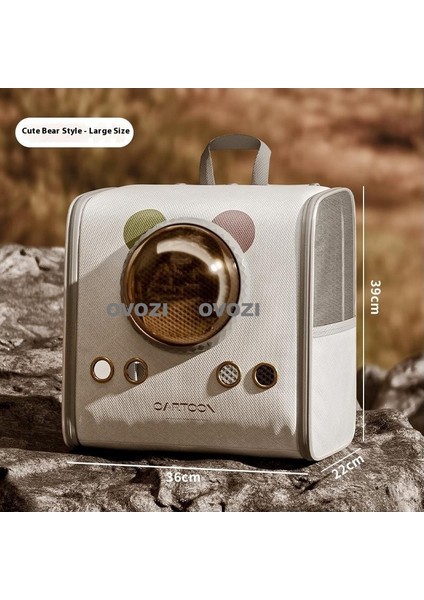 Pet Nefes Alabilen Omuz Çantası Hareket Halindeki Kediler ve Küçük Köpekler Için (Yurt Dışından)