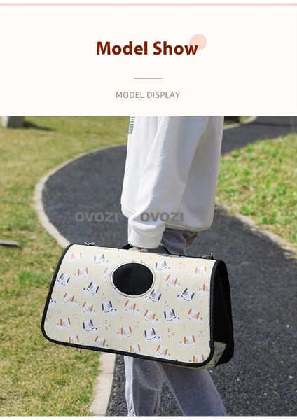 43CM Pet Outing Nefes Alabilir Omuz Çantası Crossbody Tote Çanta Kediler ve Küçük Köpekler Için (Yurt Dışından) modelleri