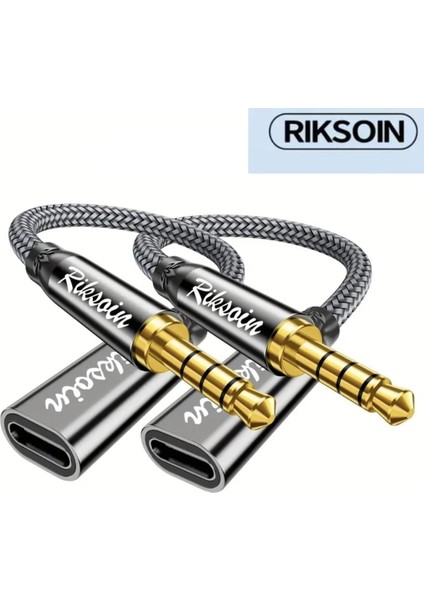 3.5mm To Type-C Ses Kablosu Analog Ses Jakı Kulaklık Ses Adaptörü Ce Lisanslı Orjinal Mp3 Çalar Dizüstü Bilgisayar Tablet