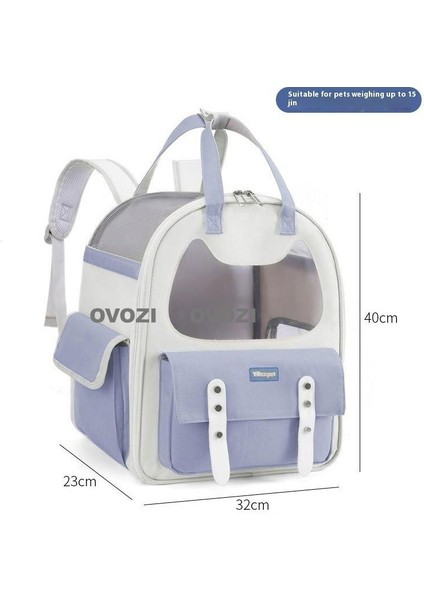 Pet Kediler ve Küçük Köpekler Için Dış Mekan Nefes Alabilir Omuz Çantası (Yurt Dışından)