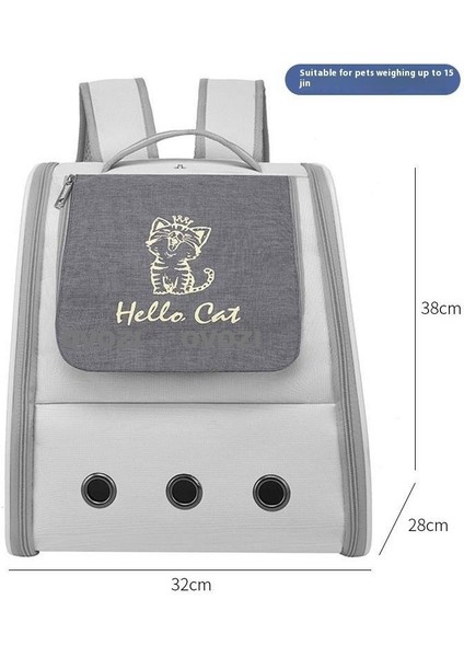 Pet Kediler ve Küçük Köpekler Için Dış Mekan Nefes Alabilir Omuz Çantası (Yurt Dışından)