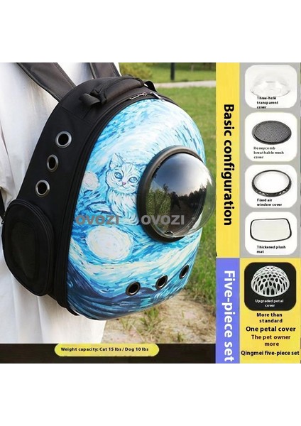 Pet Kediler ve Küçük Köpekler Için Dış Mekan Nefes Alabilir Omuz Çantası (Yurt Dışından)