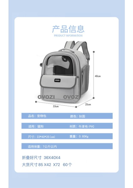 Pet Nefes Alabilen Omuz Çantası Hareket Halindeki Kediler ve Küçük Köpekler Için (Yurt Dışından) indirimleri