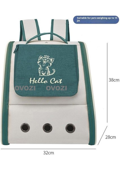 Pet Kediler ve Küçük Köpekler Için Dış Mekan Nefes Alabilir Omuz Çantası (Yurt Dışından)