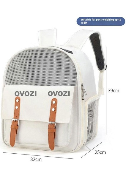 Pet Kediler ve Küçük Köpekler Için Dış Mekan Nefes Alabilir Omuz Çantası (Yurt Dışından)