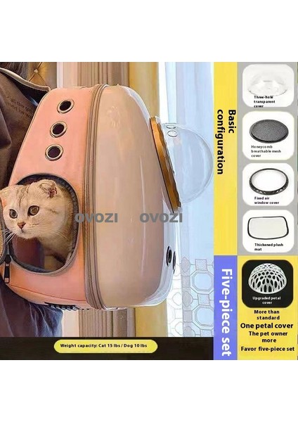 Pet Kediler ve Küçük Köpekler Için Dış Mekan Nefes Alabilir Omuz Çantası (Yurt Dışından)