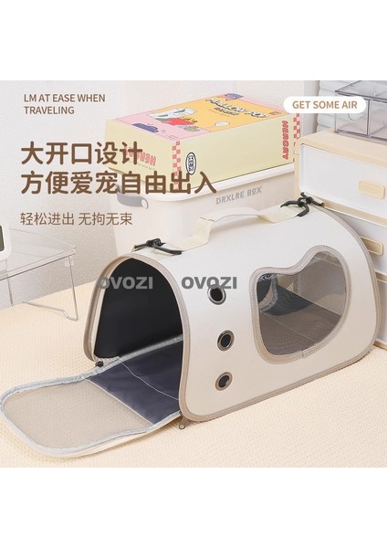 Pet Outing Nefes Alabilir Omuz Çantası Crossbody Tote Çanta Kediler ve Küçük Köpekler Için (Yurt Dışından) modelleri