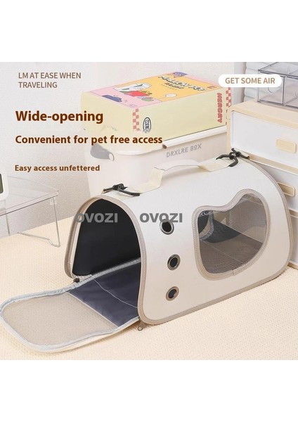Pet Outing Nefes Alabilir Omuz Çantası Crossbody Tote Çanta Kediler ve Küçük Köpekler Için (Yurt Dışından) modelleri