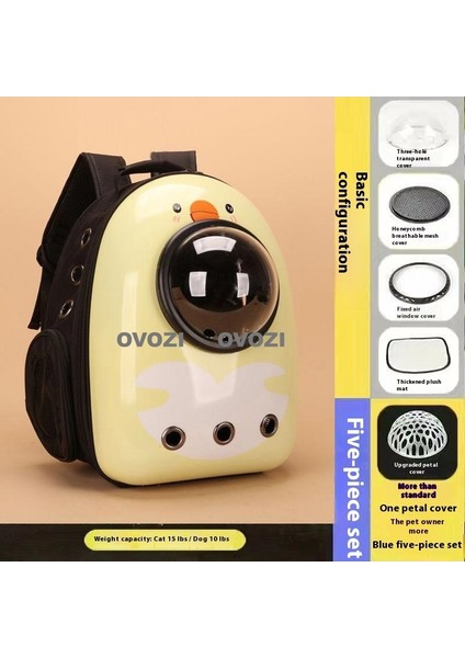 Pet Kediler ve Küçük Köpekler Için Dış Mekan Nefes Alabilir Omuz Çantası (Yurt Dışından)