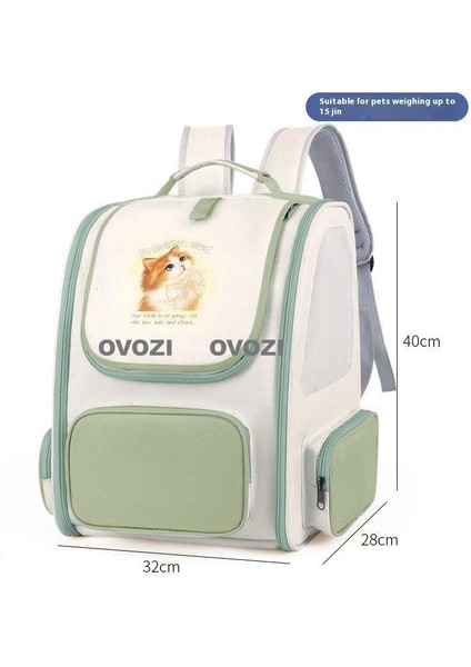 Pet Kediler ve Küçük Köpekler Için Dış Mekan Nefes Alabilir Omuz Çantası (Yurt Dışından)