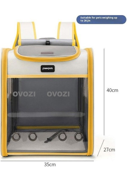 Pet Kediler ve Küçük Köpekler Için Dış Mekan Nefes Alabilir Omuz Çantası (Yurt Dışından)