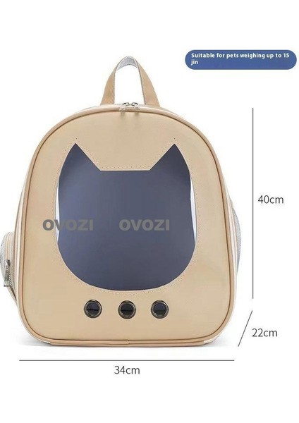 Pet Kediler ve Küçük Köpekler Için Dış Mekan Nefes Alabilir Omuz Çantası (Yurt Dışından)