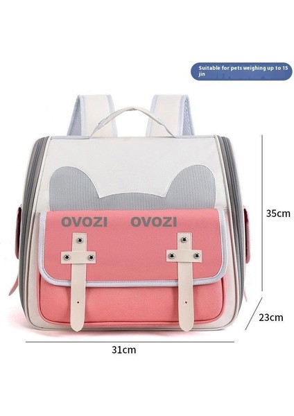 Pet Kediler ve Küçük Köpekler Için Dış Mekan Nefes Alabilir Omuz Çantası (Yurt Dışından)