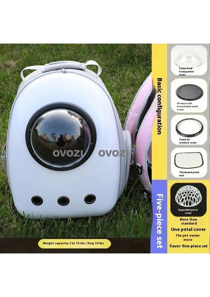 Pet Kediler ve Küçük Köpekler Için Dış Mekan Nefes Alabilir Omuz Çantası (Yurt Dışından)