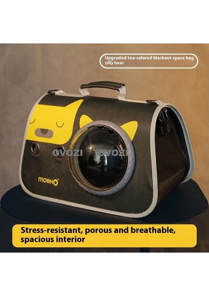 Pet Outing Nefes Alabilir Omuz Çantası Crossbody Tote Çanta Kediler ve Küçük Köpekler Için (Yurt Dışından)