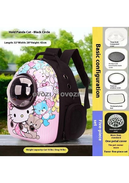 Pet Kediler ve Küçük Köpekler Için Dış Mekan Nefes Alabilir Omuz Çantası (Yurt Dışından)