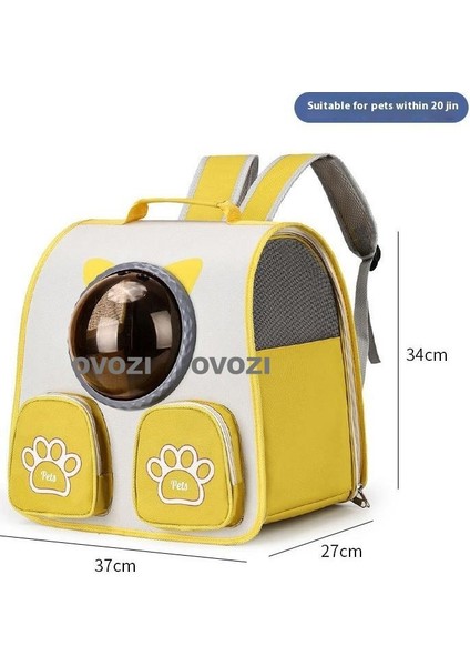 Pet Kediler ve Küçük Köpekler Için Dış Mekan Nefes Alabilir Omuz Çantası (Yurt Dışından)