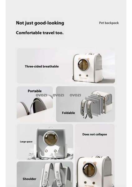 Pet Outing Kediler ve Küçük Köpekler Için Nefes Alabilen Omuz Çantası (Yurt Dışından) modelleri