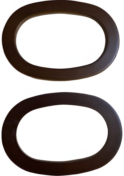 Elegant Ahşap Çanta Sapı 11*16 cm AH1116