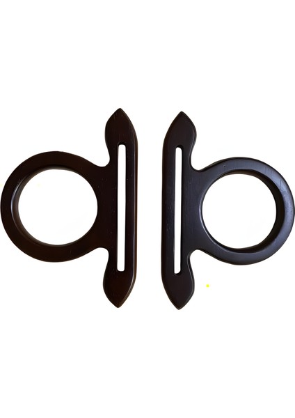 Elegant Ahşap Çanta Sapı 12*18 cm AH1218