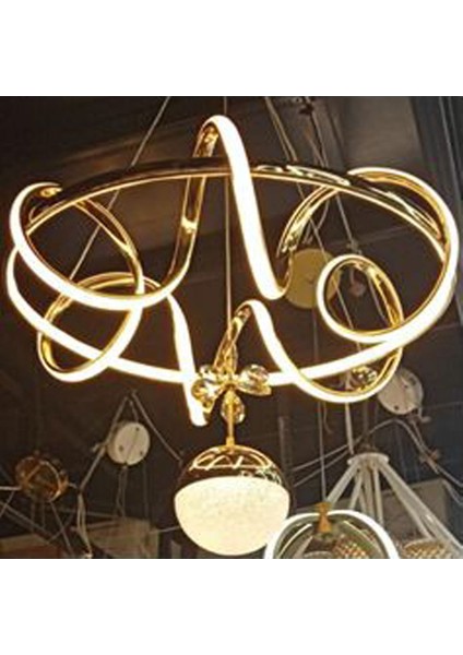 Has Light Büyük Sarmaşık Model LED Avize 3 Renkli
