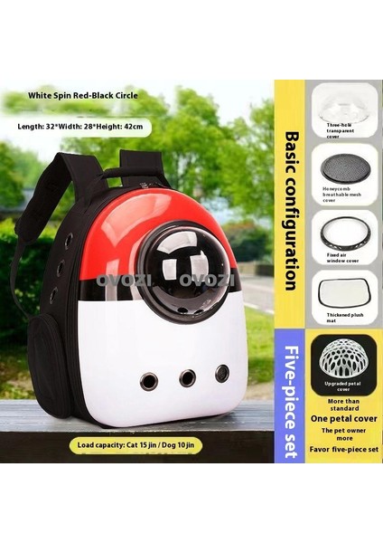 Pet Kediler ve Küçük Köpekler Için Dış Mekan Nefes Alabilir Omuz Çantası (Yurt Dışından)