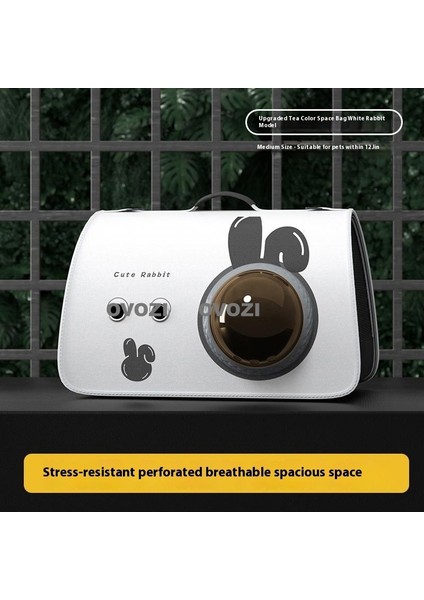 Pet Outing Nefes Alabilir Omuz Çantası Crossbody Tote Çanta Kediler ve Küçük Köpekler Için (Yurt Dışından)