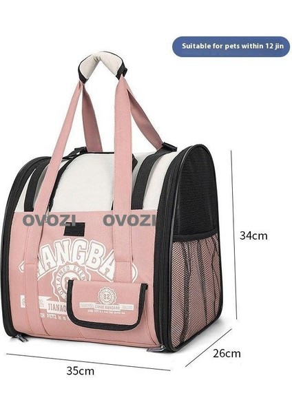 Pet Kediler ve Küçük Köpekler Için Dış Mekan Nefes Alabilir Omuz Çantası (Yurt Dışından)
