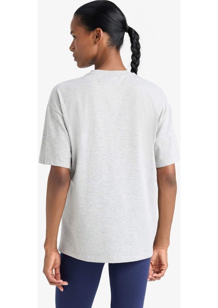 fit Nba Wordmark Boxy Fit Bisiklet Yaka Baskılı Kısa Kollu TIŞÖRT Z3128AZ25SM