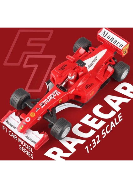 1:32 Ölçekli Alaşım F1 Yarış Araba Oyuncak Modeli Ile Retroaktif Hareket Ses ve Işık Efektleri-Kids 'yarış Oyun ve Kök Lea Için Ideal (Yurt Dışından) fiyatları