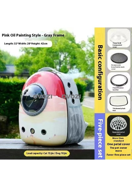 Pet Kediler ve Küçük Köpekler Için Dış Mekan Nefes Alabilir Omuz Çantası (Yurt Dışından)