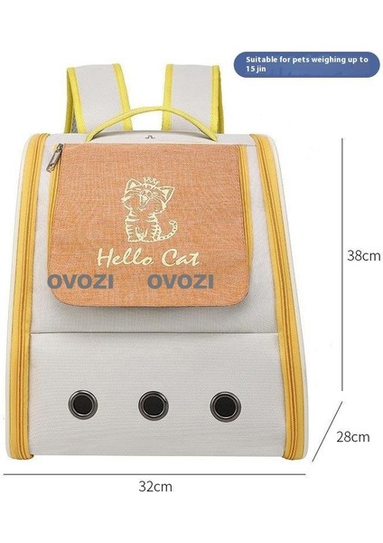 Pet Kediler ve Küçük Köpekler Için Dış Mekan Nefes Alabilir Omuz Çantası (Yurt Dışından)