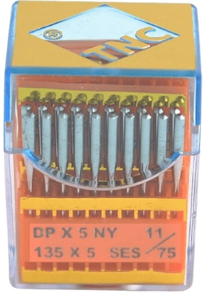 Düz Kalın Dip Yanmaz İğne/dpx5 Pvd 11/75 100ADET