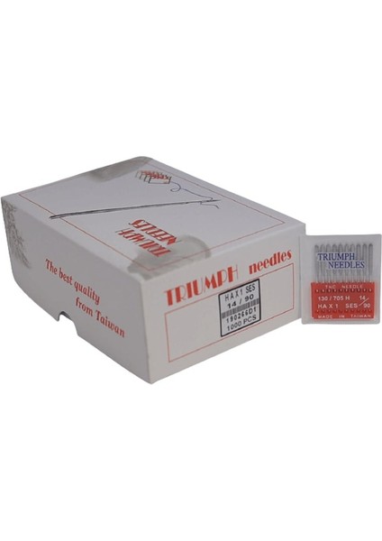 Aile Makine Dikiş İğnesi / Hax1 14/90 100ADET