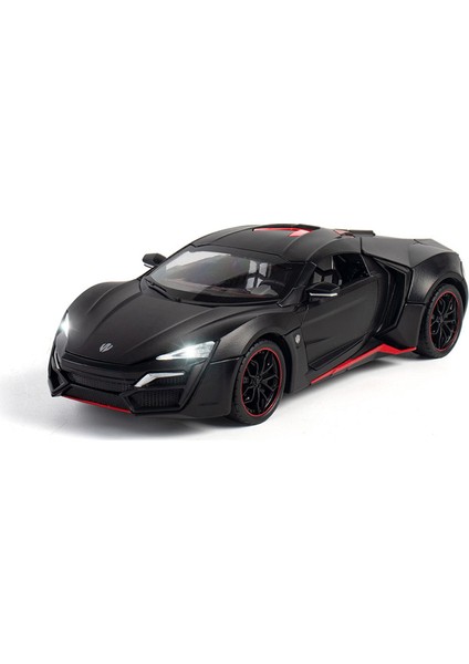 1/24 Lykan Hiper Spor Araba Alaşım Geri Çekin Araba Modeli Ses ve Işık Oyuncak Arkadaş Boys Için Hobi Modeli Süsler Hediye Toplamak (Yurt Dışından) fırsatları