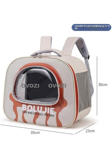 Pet Kediler ve Küçük Köpekler Için Dış Mekan Nefes Alabilir Omuz Çantası (Yurt Dışından)
