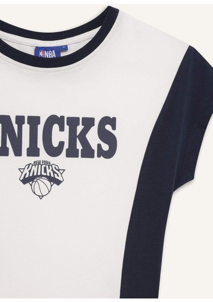 fit Nba Brooklyn Nets Slim Fit Bisiklet Yaka Kısa Kollu TIŞÖRT E3613AX25SM