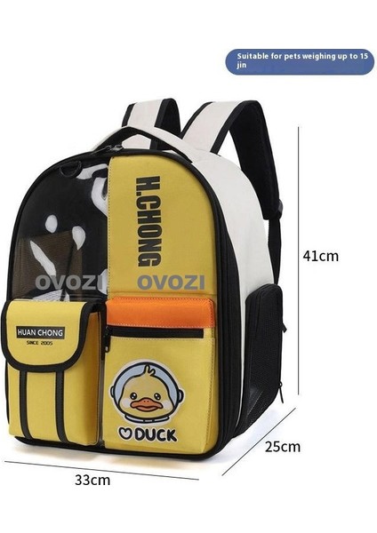 Pet Kediler ve Küçük Köpekler Için Dış Mekan Nefes Alabilir Omuz Çantası (Yurt Dışından)