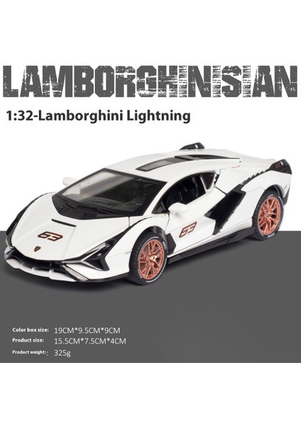 1:32 Lamborghini Sıan Alaşım Spor Araba Modeli Pres Döküm Araba Merkezi Kontrol Süsler Trendy Süsler Hobi Ürünleri Hediye Toplayın (Yurt Dışından)