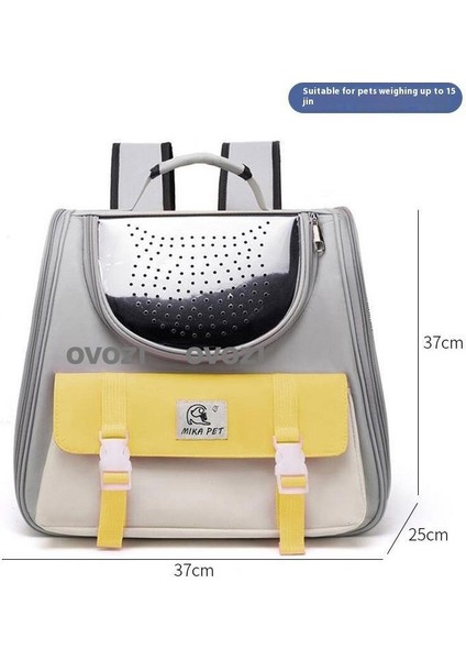 Pet Kediler ve Küçük Köpekler Için Dış Mekan Nefes Alabilir Omuz Çantası (Yurt Dışından)
