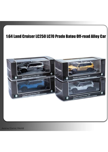 Model 1 1:64 Land Cruiser LC250 LC70 Prado Batou Off-Road Alaşım Araba Modeli Koleksiyonu Oyuncaklar Hediyeler (Yurt Dışından) fiyatları