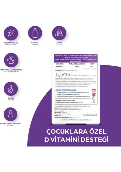 Vitabiotics Wellkid Vit D- Drops