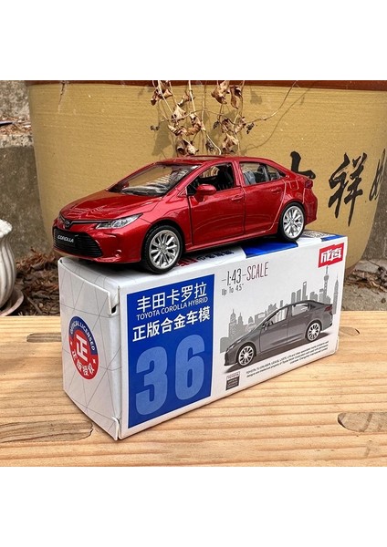 1:43 Corolla Alaşım Araba Modeli Diecasts & Oyuncak Araçlar Minyatür Ölçekli Model Araba Çocuk Koleksiyonu Süsler Doğum Günü Hediyeleri Için (Yurt Dışından) fırsatları