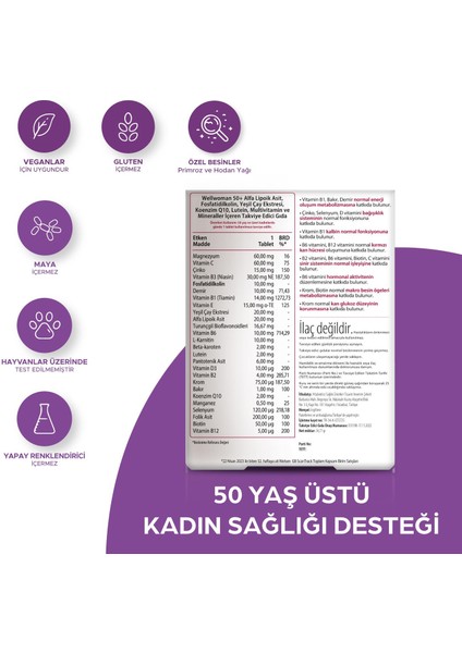 50 Yaş Üstü 30 Tablet fiyatları