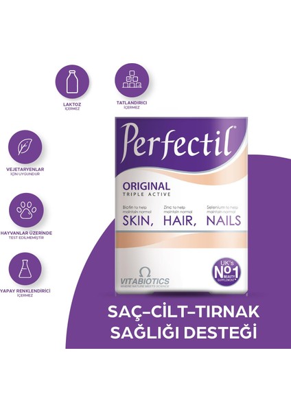 Üzüm Çekirdeği Ekstresi,Biotin,Çinko,Selenyum İçeren Saç Cilt Tırnak Sağlığı Vitamini 30 Tablet