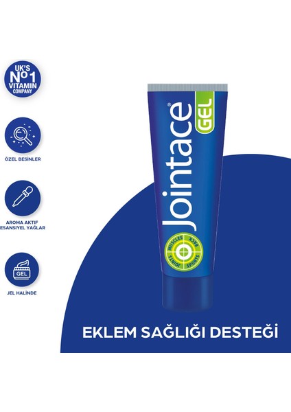 Jointace Glukozamin, Kondroitin ve Aromatik Yağlar İçeren Masaj Jeli 75 ml