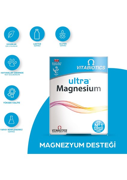 Vitabiotics Ultra Magnesium 60 Tablet